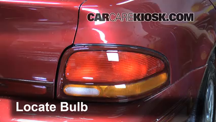 1996 Dodge Stratus ES 2.4L 4 Cyl. Lights Turn Signal - Rear (replace bulb)